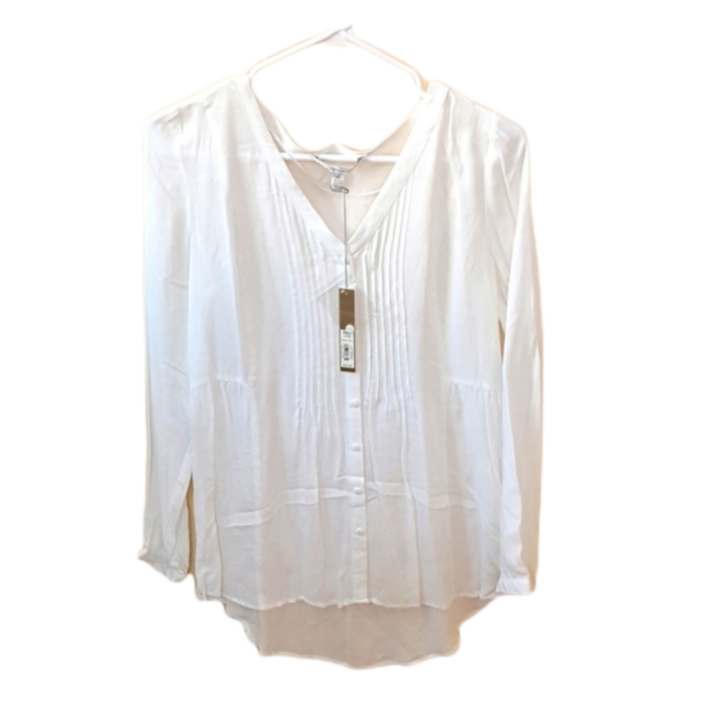 LAUREN CONRAD White Blouse